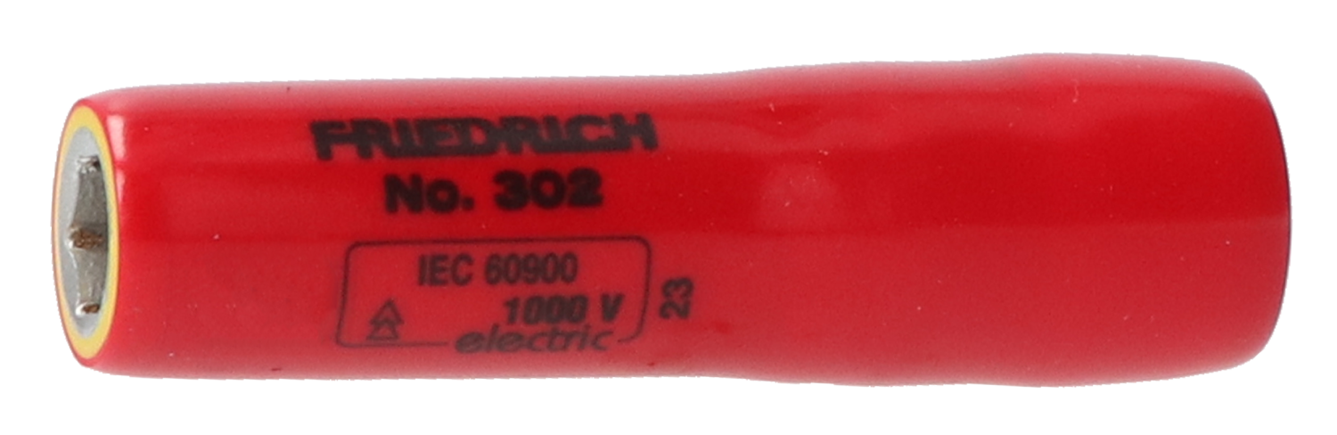 Friedrich 3/8" Zeskantdop 302 1000V lang 12mm