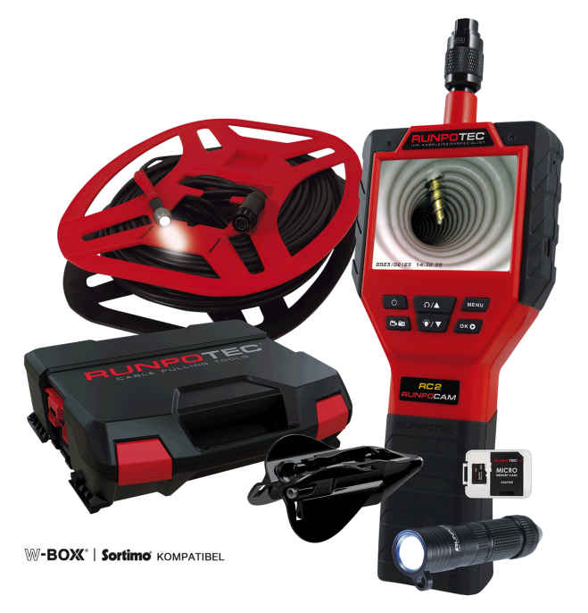 RUNPO Inspectiecamera RC2 10m incl. Koffer