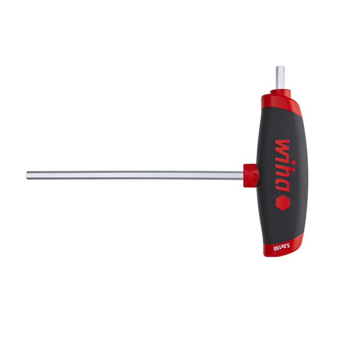 WIHA T-greep Inbussleutel met zijpunt ComfortGrip 334 DS 6,0x150mm