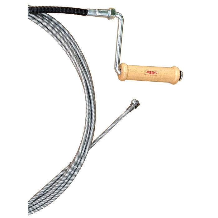 CABERE Ontstoppingsveer Nr.918 met wisselkop Ø 7mm 8m