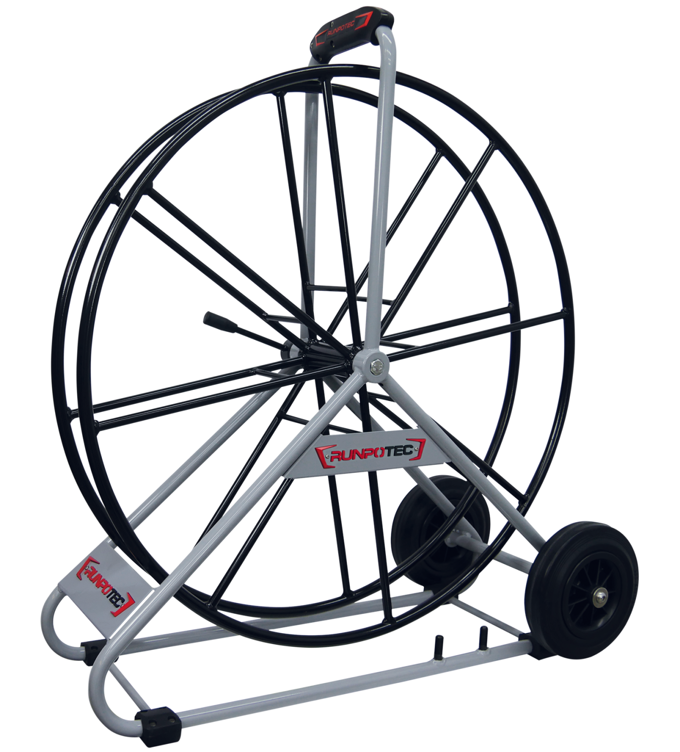 RUNPO Haspel Ø 770mm Smal verzinkt/gepoedercoat t.b.v. Polyester Touw Ø10-12mm