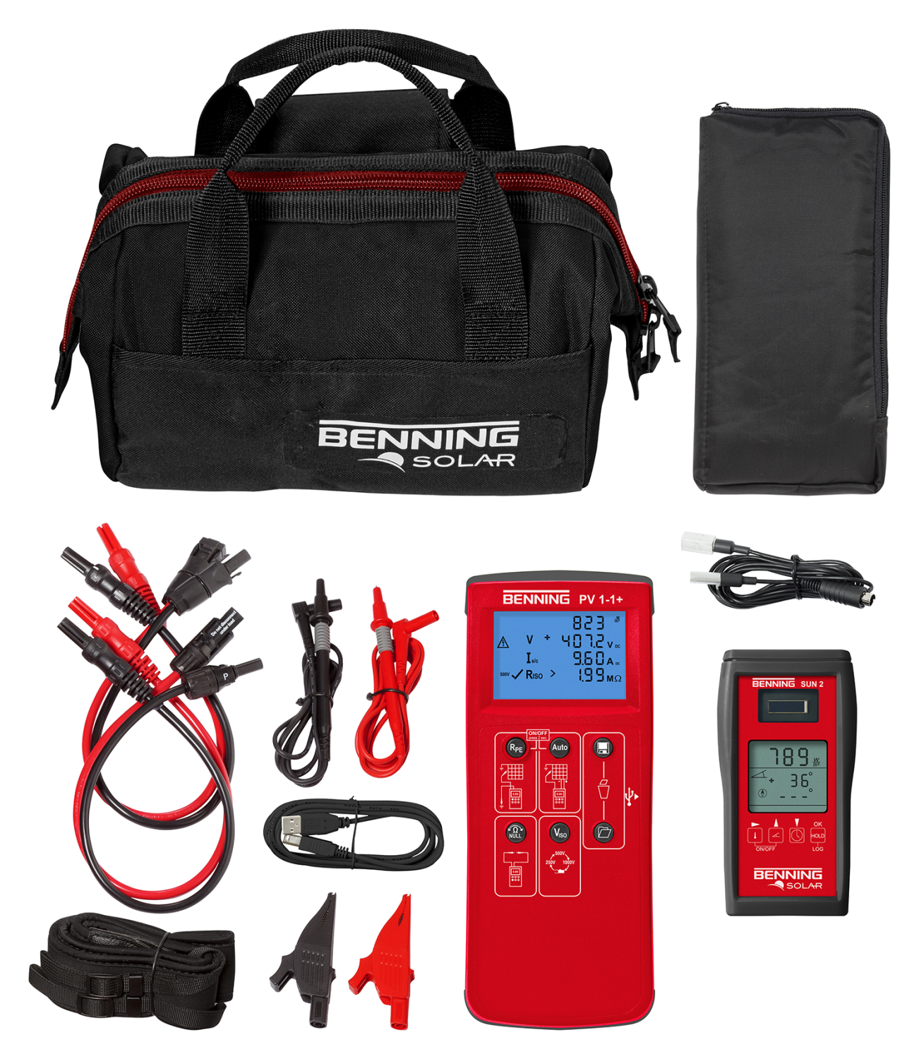 BENNING PV 1-1+ Set voor fotovoltaïsche installaties