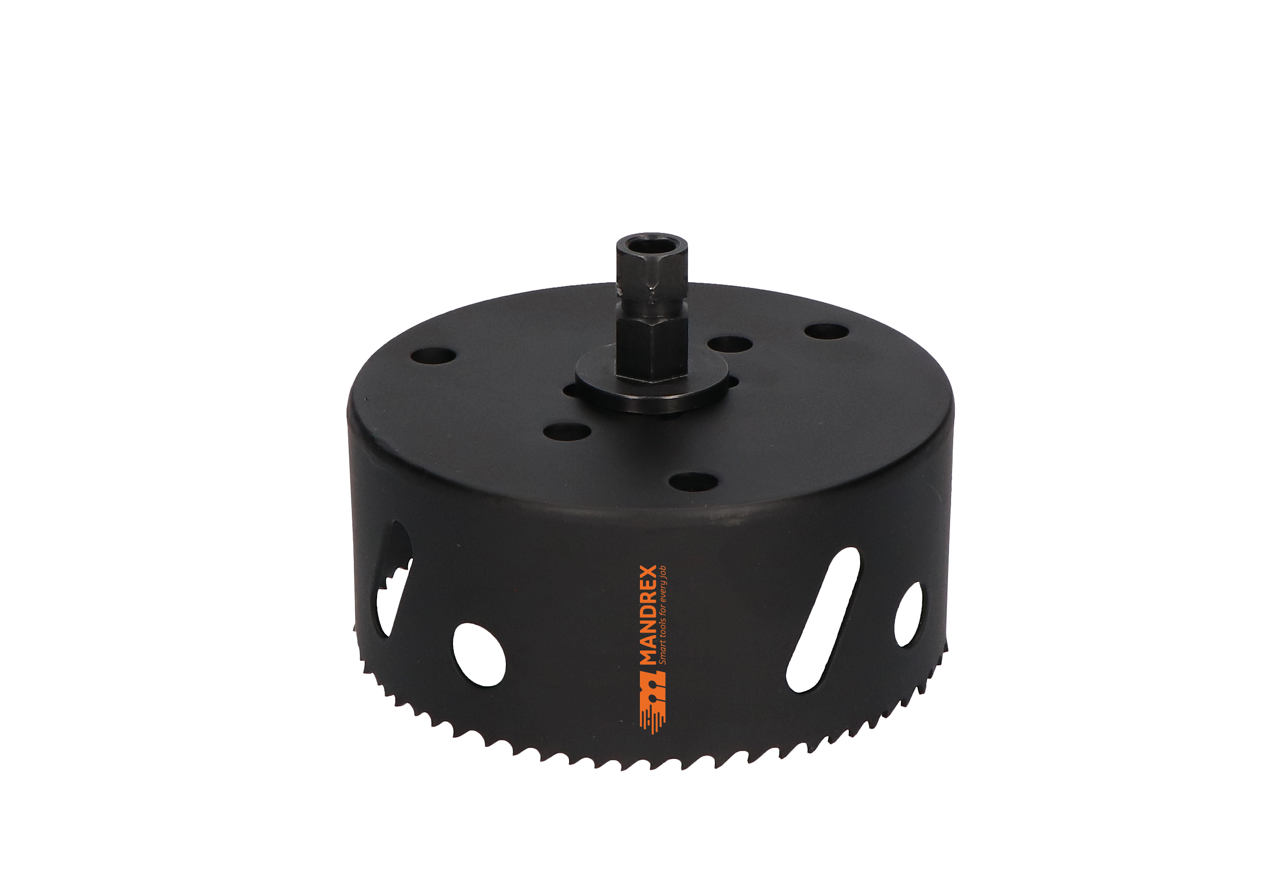 Mandrex Bi-metaal EasyXcut Gatzaag M3 45mm met adapter MHB3Q0108B Ø108mm