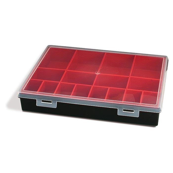 Tayg Assortimentsdoos Zwart met 16 Inzetbakjes 330/50/16 330 x 247 x 54mm