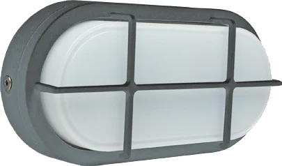 Schwabe LED Wandlamp IP65 7W Ovaal Zwart.png