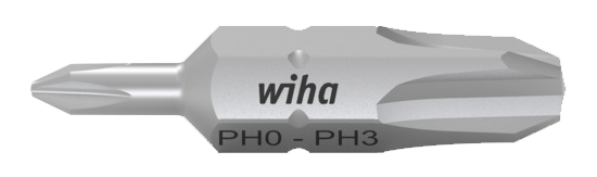 WIHA Dubbelbit Phillips 7411 PH0 - PH3 30 mm (10 stuks)