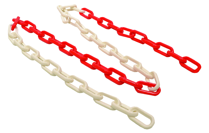 Spectrum Lockout Kunststof Ketting 5m Rood/Wit