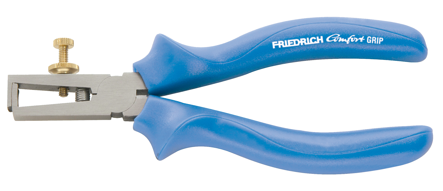 Friedrich Striptang Comfort Grip Blauw 160mm