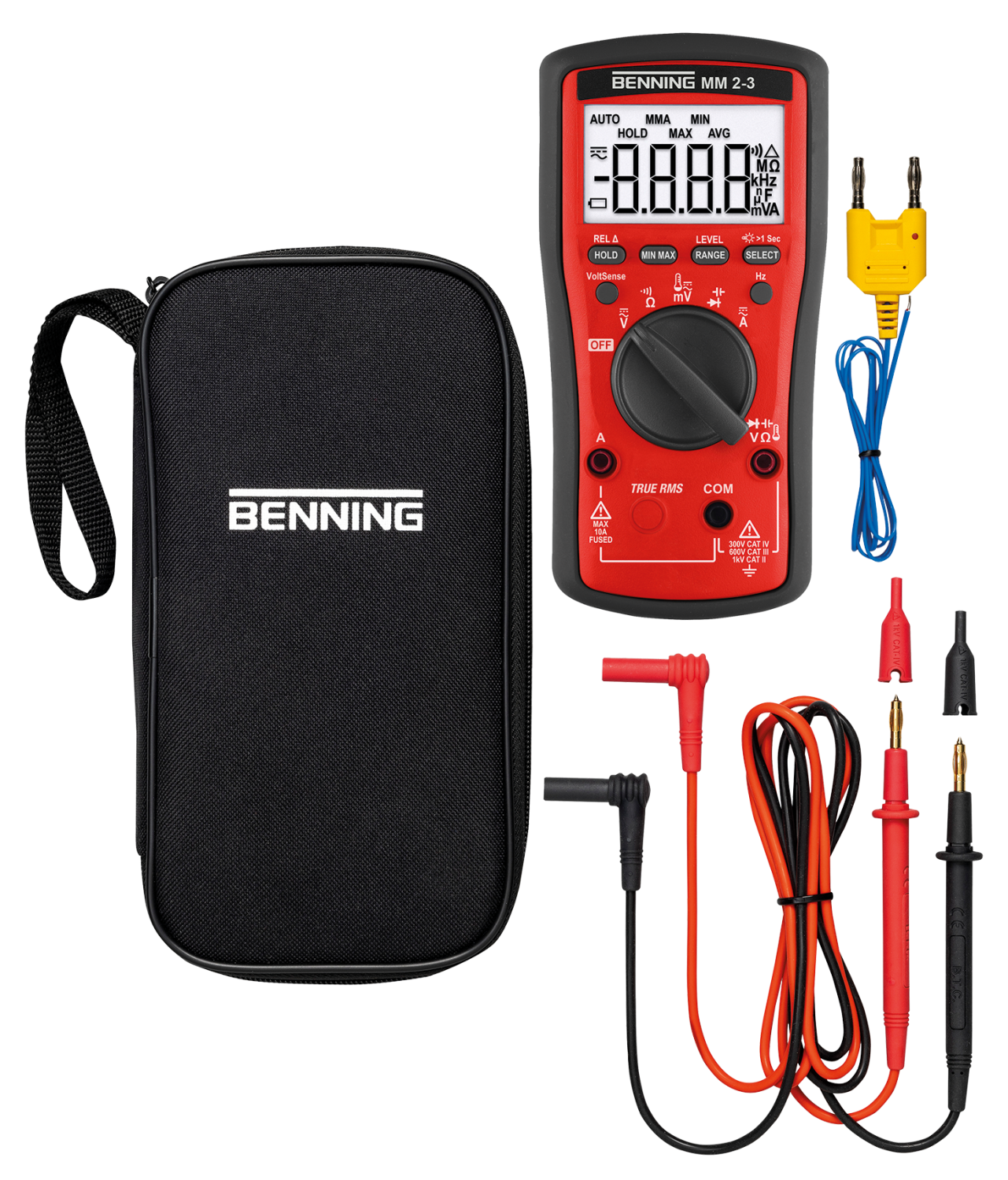 BENNING MM 2-3 Digitale Multimeter TRUE RMS