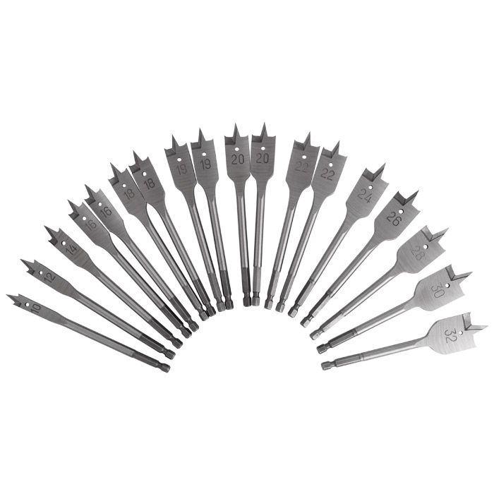 BC Speedborenset hexagon schacht 10-32 mm, 18-delig