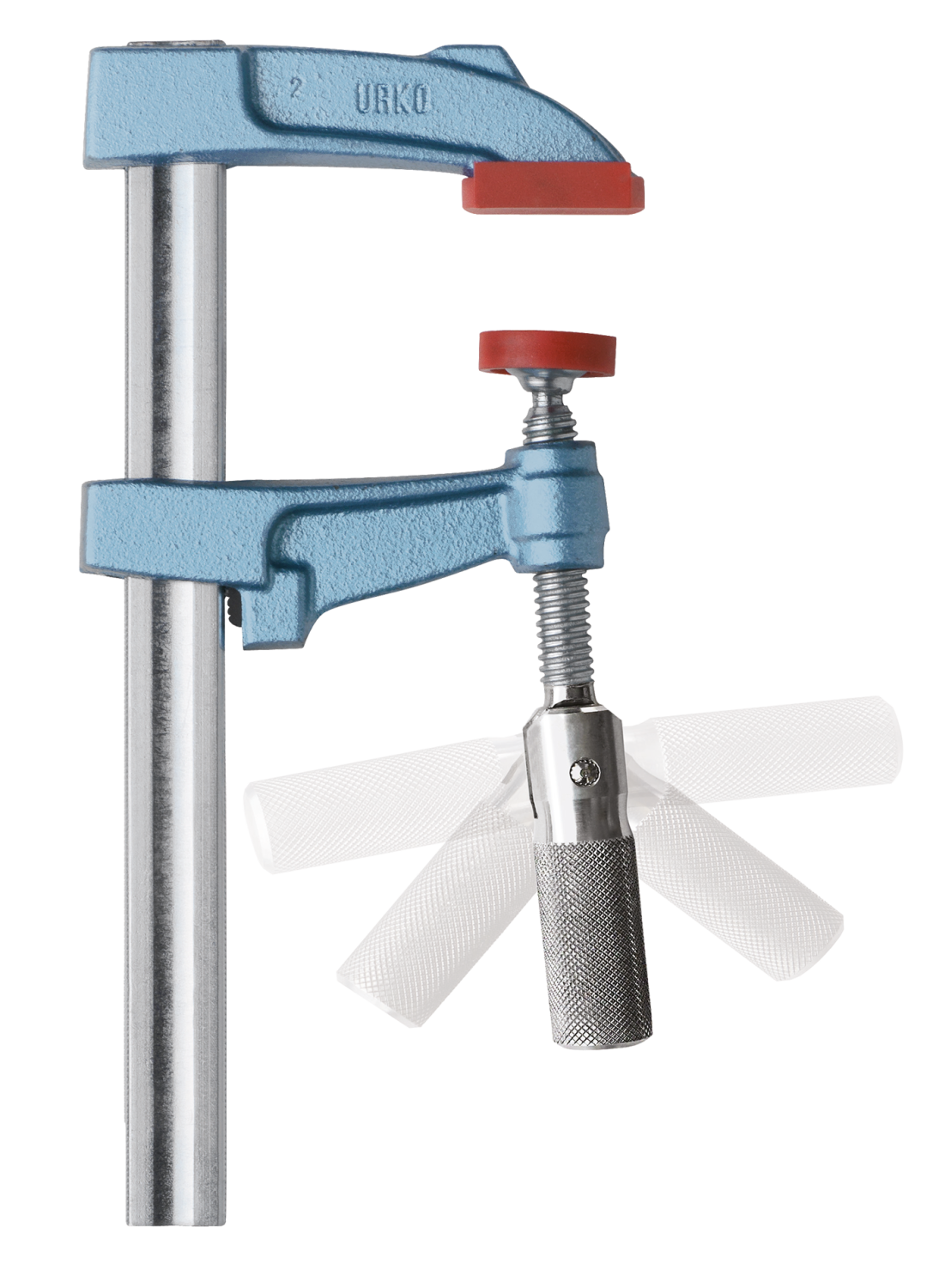 URKO Mini Lijmklem 4021-HA open scharnier spindel (18x7) 150x70mm
