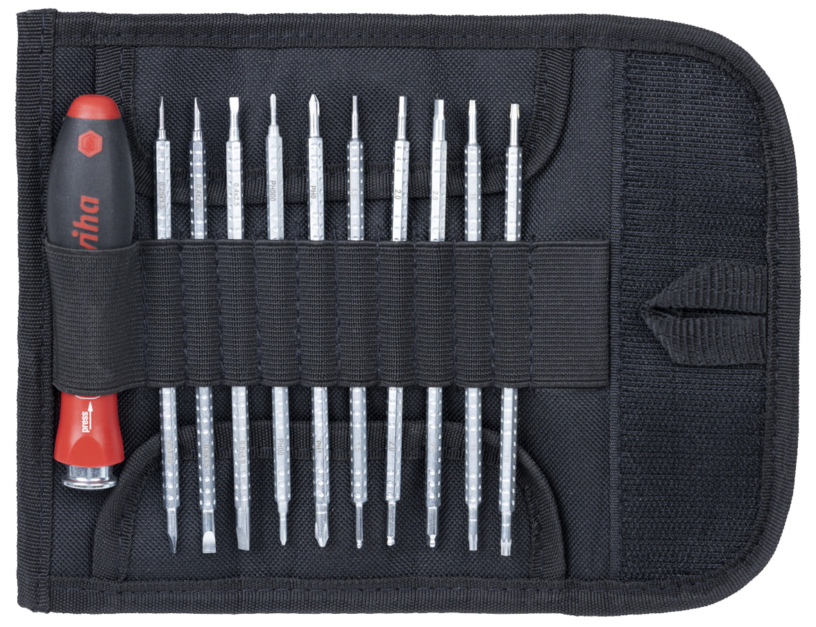 WIHA SYSTEM 4 Schroevendraaierset Combischacht 269 T11 01, 12-delig