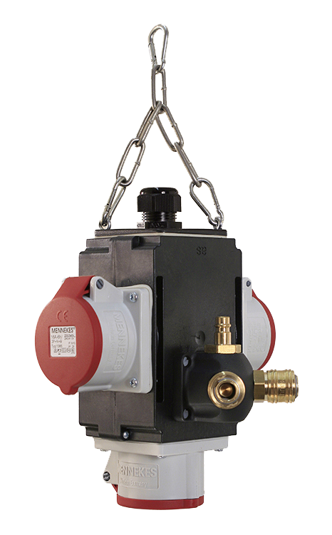 Schwabe MIXO Hangverdeler VII+ 2x CEE 400V/16A, 1x CEE 400V/32A 5-polig