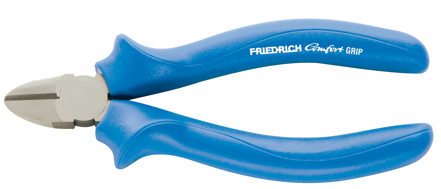 Friedrich Zijkniptang blauw 160mm