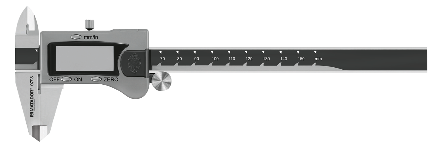 Matador Schuifmaat Digitaal 150mm