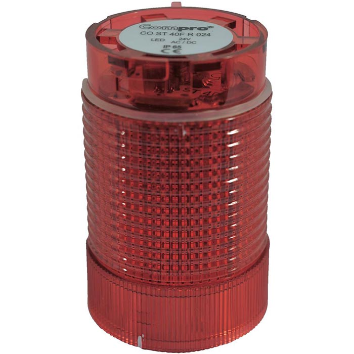 Compro Flitslamp Signaalzuil ST40 LED Element Rood 4F