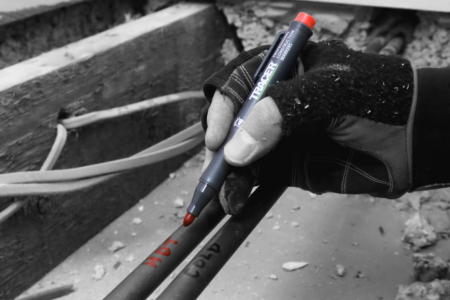 TRACER Markeerset Markeerstiften ACF-MK3, zwart, blauw, rood.png