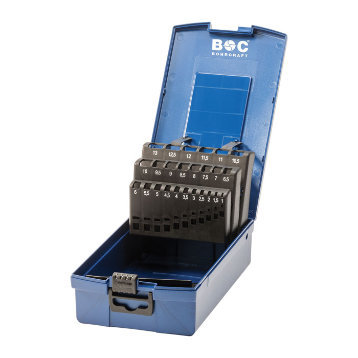 BC Kunststof Cassette Korte Machinetappen Leeg EGB15-K, 15-delig
