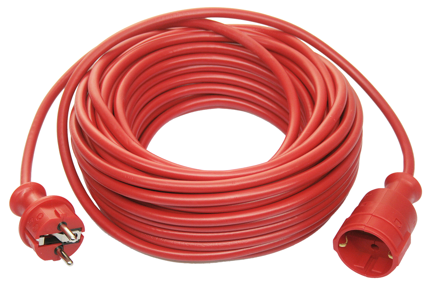Schwabe Verlengkabel Vinyl 230V/16A IP20 H05VV-F 3G1,5 rood 10m