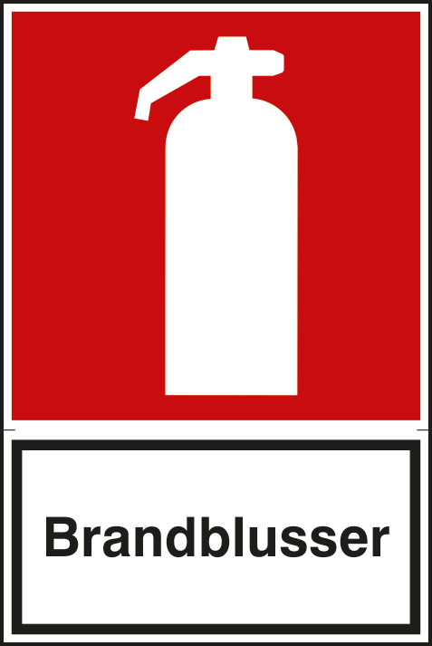 Spectrum ZK Bord Brandblusser 200x300mm