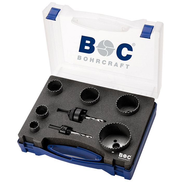 BC Bi-metaal gatzagenset HSS LS6 "Elektro" 22-68mm, 8-delig