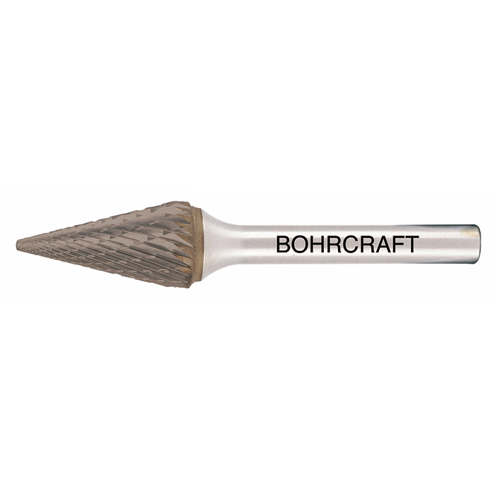 BC Stiftfrees HM vorm M spitse kegelvorm kruisvertanding Z3-X TiALN 16,0mm