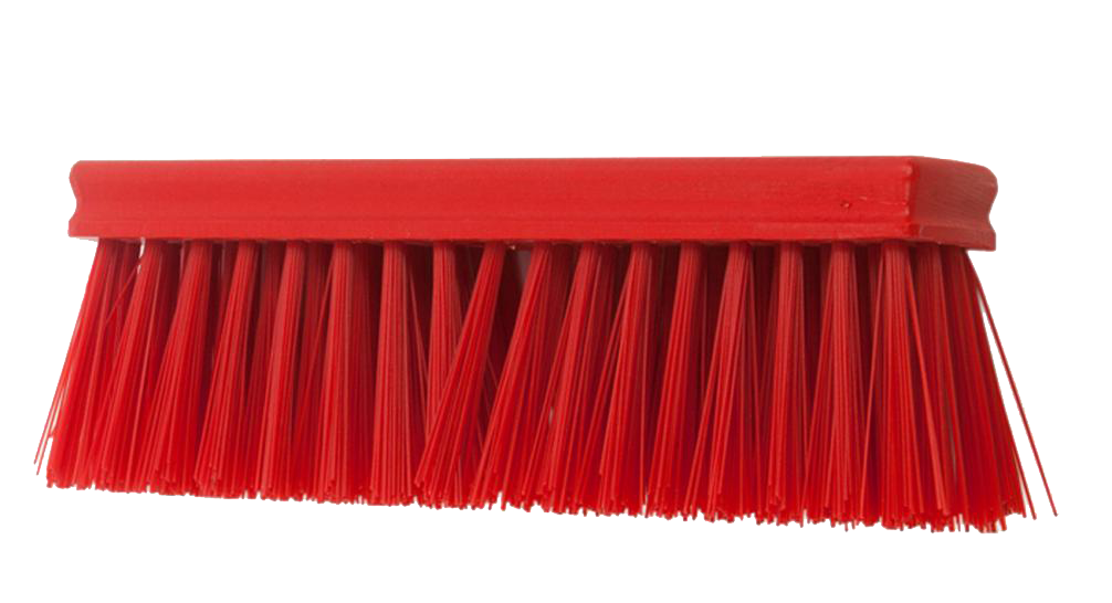 Polet Straatbezem 30cm PVC rood