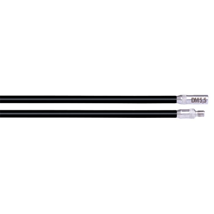 RUNPO Sticks zwart 5,5mm 2 x 1m