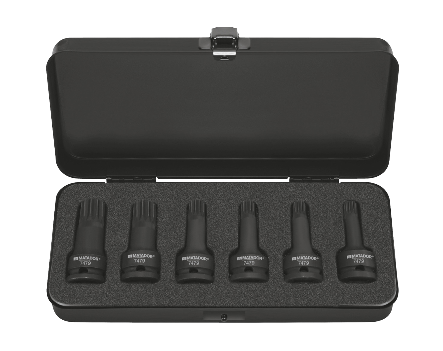 Matador 1/2" Krachtdoppenset XZN M6-16, 6-delig