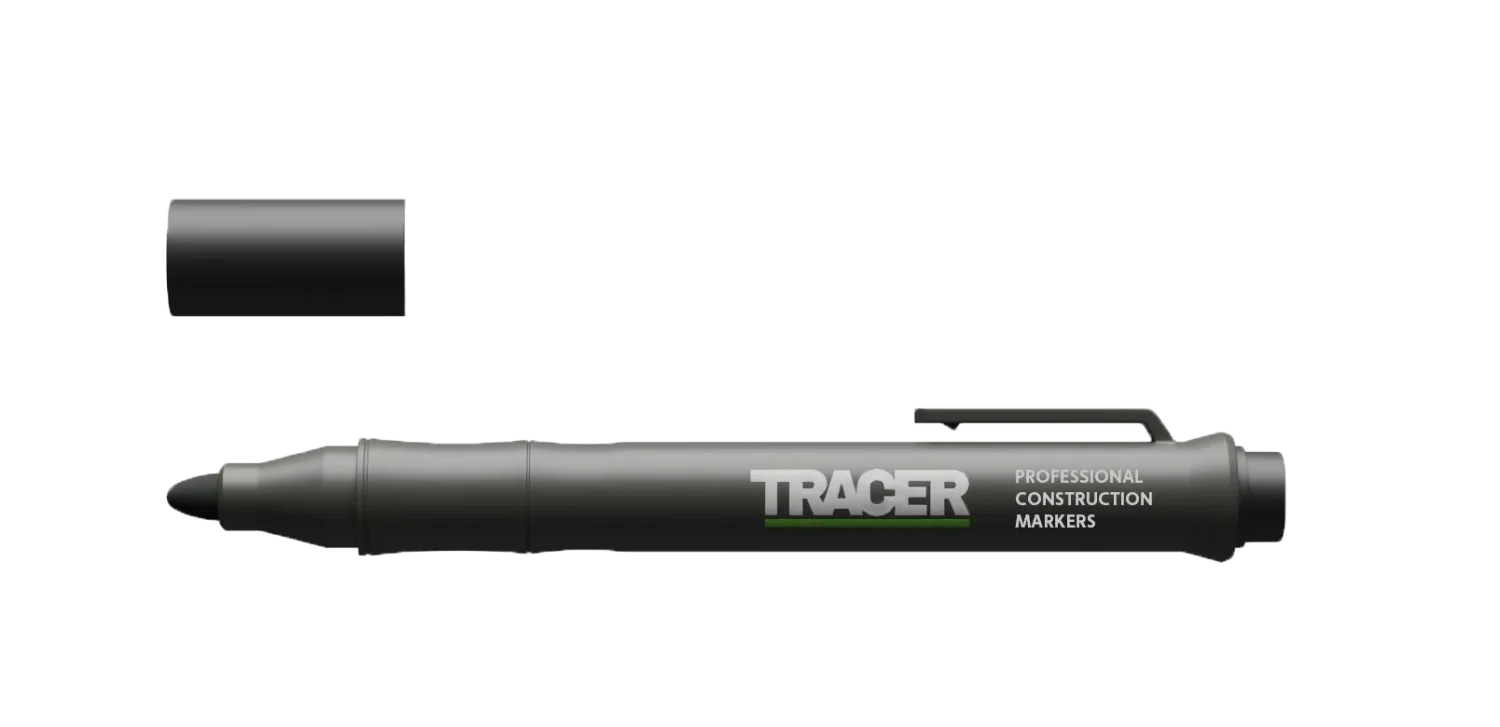 TRACER Permanent verstoppingsvrije markeerstift ACF-BP1 Zwart.png