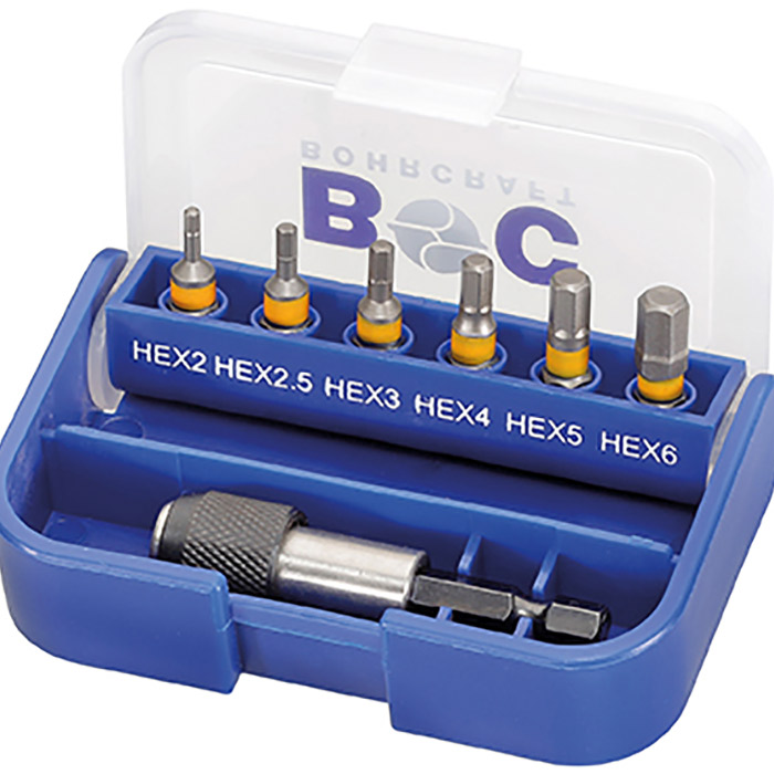 BC Bitset PB7-Hex SW 2/2,5/3/4/5/6, 7-delig