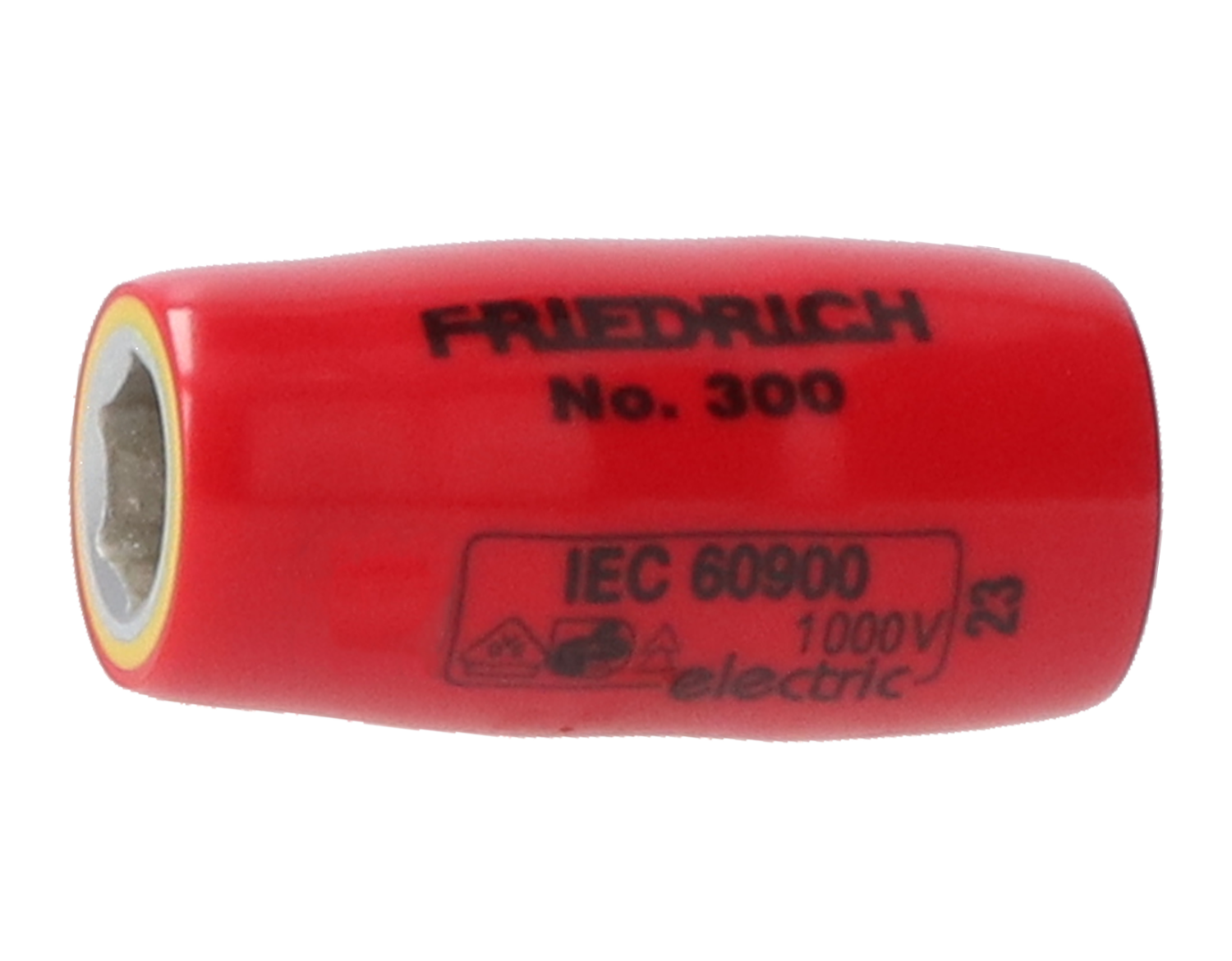 Friedrich 3/8" Zeskantdop 300 1000V kort VDE 9mm