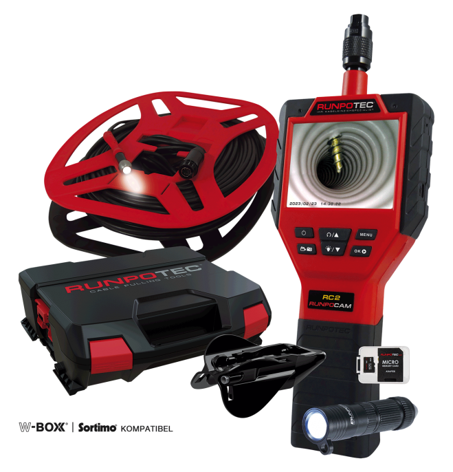 RUNPO Inspectiecamera RC2 50m incl. Koffer