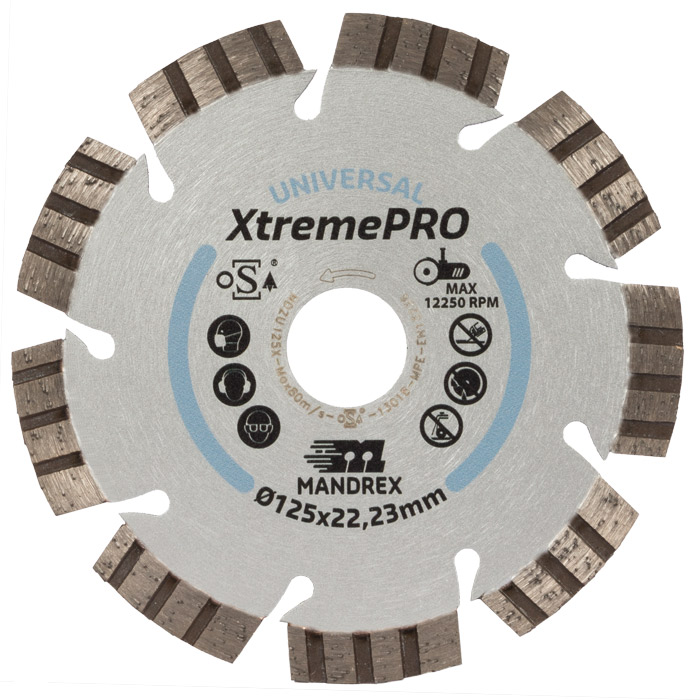 Mandrex Universeel XtremePro Diamantzaagblad MDZU125X 125mm