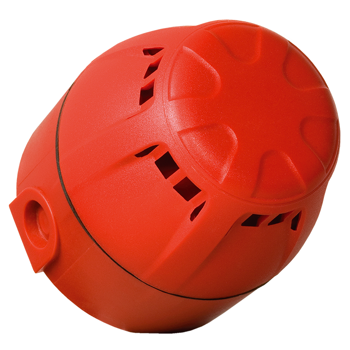 Compro Sirene Chiasso 100 dB Deep Base IP65 Rood