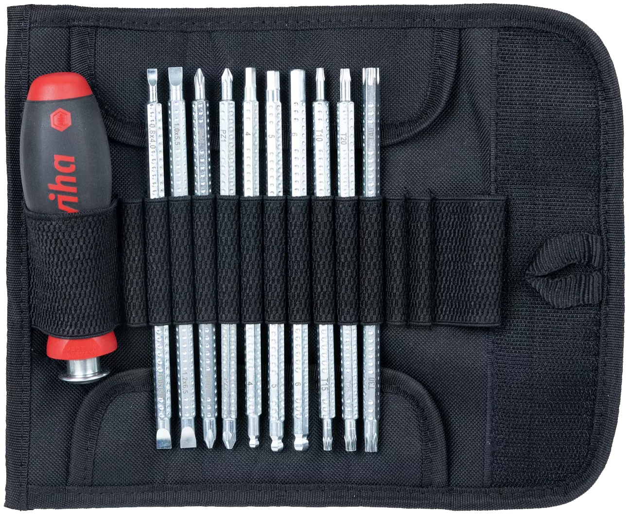 WIHA SYSTEM 6 Combischachtenset 281, 12-delig roletui