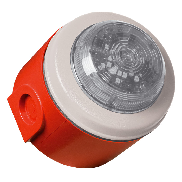 Compro Flitslamp LED Solista Maxi Deep 9-60V DC IP65 Rood/Wit