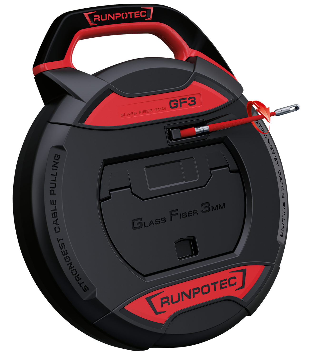 RUNPO GF3 Glasvezeltrekveer Ø 3mm zonder lengtemeter 50m