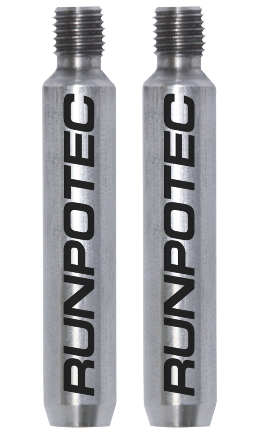 RUNPO RVS Eindhuls-set RTG6 t.b.v. Ø 6mm Glasvezel Trekveer (2 stuks)