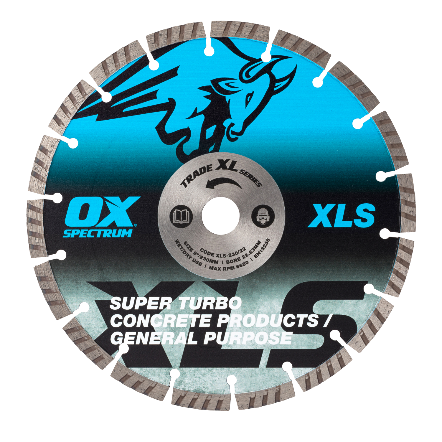 OX Trade Super Turbo Diamantzaagblad Beton XLS 125mm