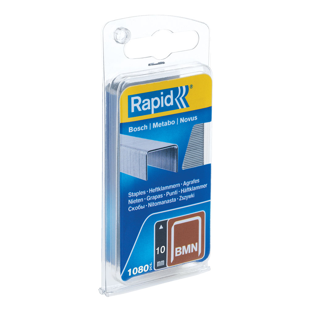 Rapid Dundraadnieten BMN/10mm Gegalvaniseerd in blister (1080 stuks)
