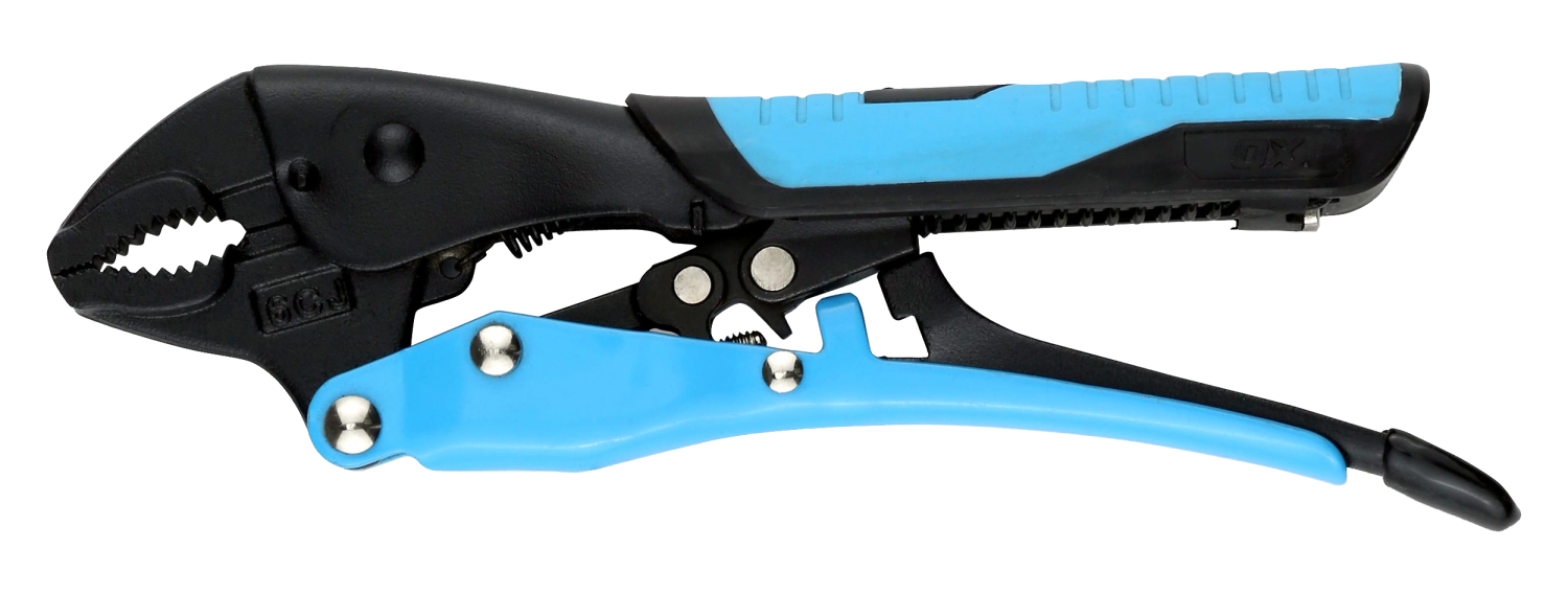 OX Pro Automatische Griptang gebogen 150mm