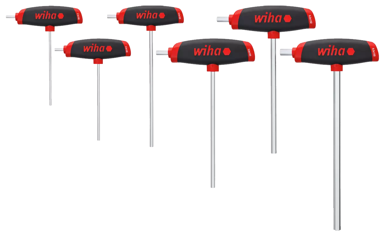 WIHA ComfortGrip Inbussleutelset met zijpunt 334DS, 6-delig