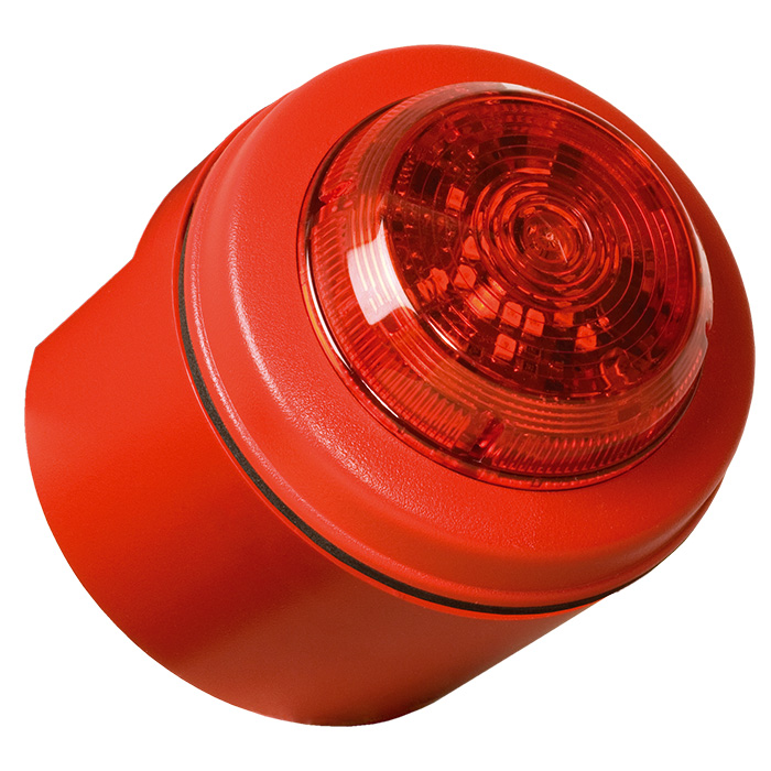 Compro Flitslamp LED Solista Maxi U 9-60V DC IP65 Rood/Rood