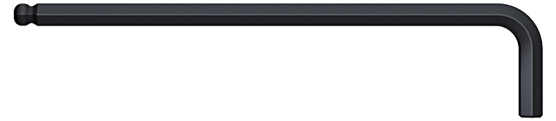 WIHA Inbussleutel Kogelkop 369 gezwart Inch 7/64"