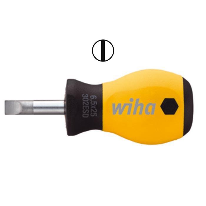 WIHA Stubby Sleufschroevendraaier SoftFinish ESD 302 4,0x25