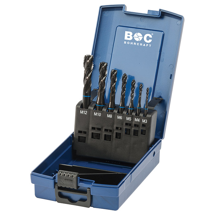 BC PP Machinetappenset Blauwring HSS-E MGB7S-K VAP RSP40° M3-M12, 7-delig