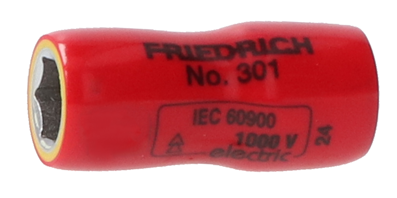 Friedrich 1/4" Zeskantdop 301 1000V kort 11mm