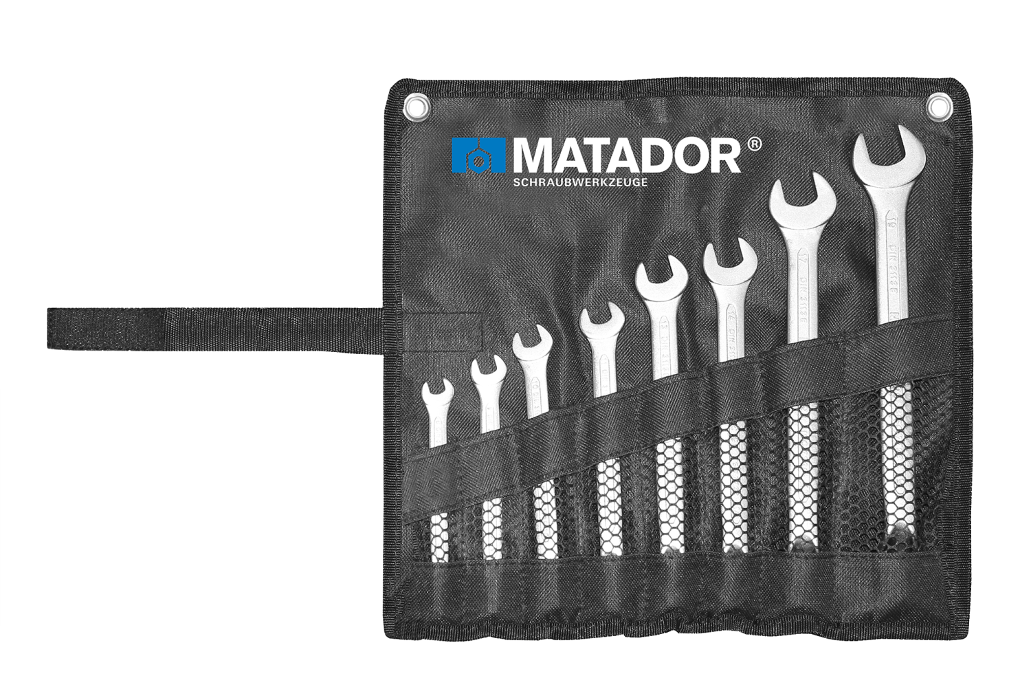 Matador Ringsteeksleutelset 15° 8-22mm in kunststof box, 8-delig