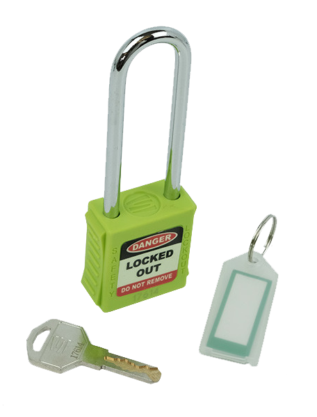 Spectrum Lockout Veiligheidshangslot 82mm groen (6mm)